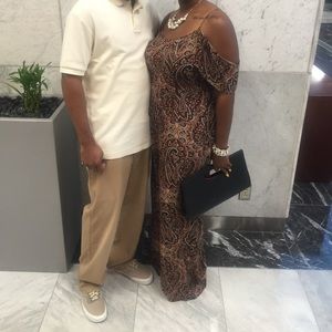 Paisley pants jumpsuit